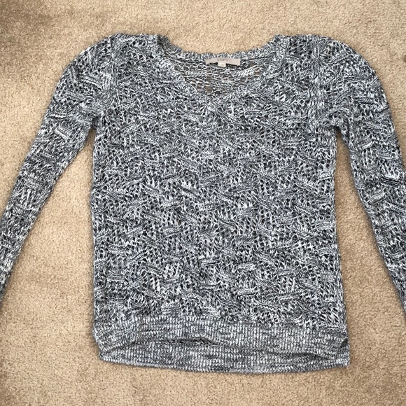 Loft black and white knit sweater - Picture 3 of 5